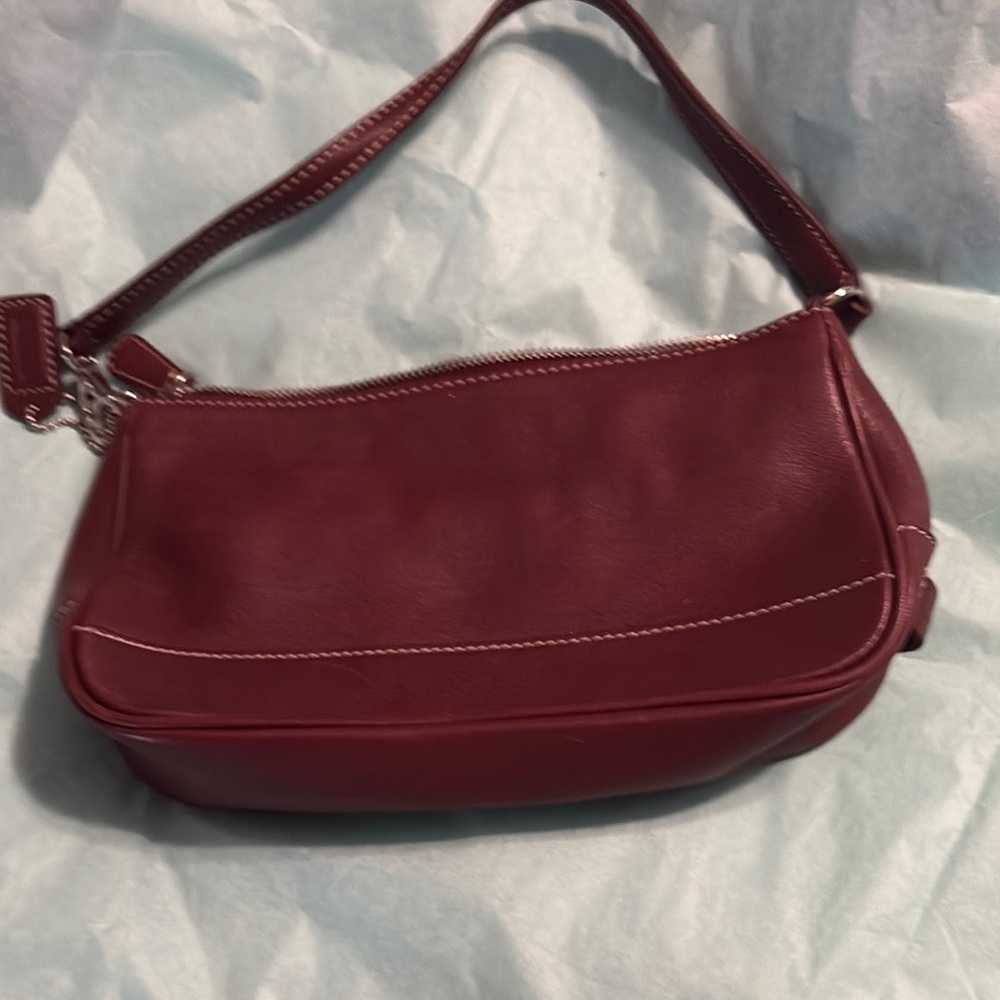 Brown Leather Shoulder Bag with Adjustable Strap